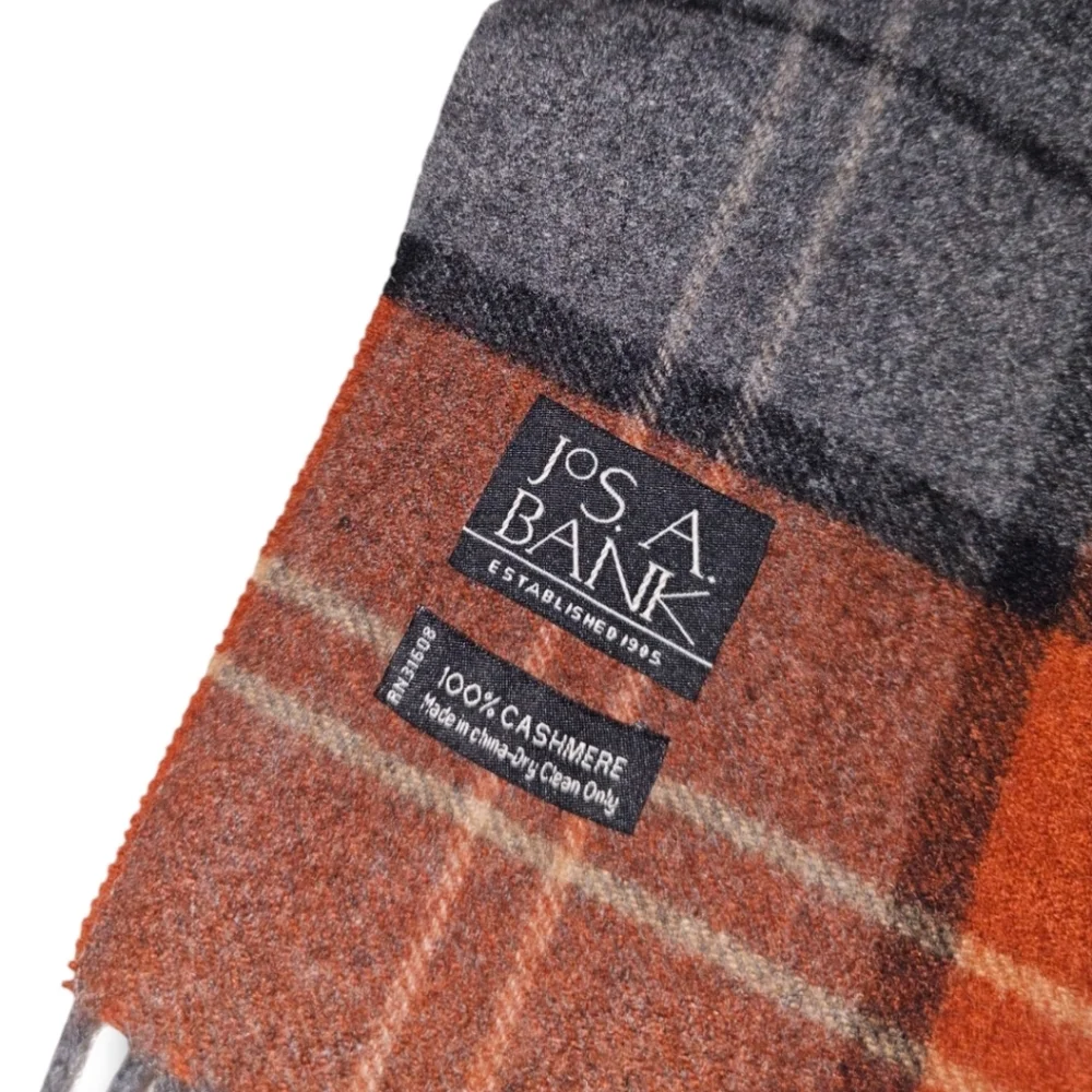 JOS A BANK CASHMERE SCARF - Picture 3 of 5